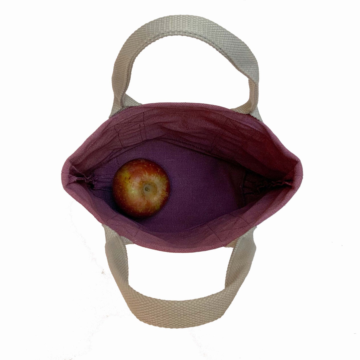 Mini Market Tote</br><i><small>(Plum/Stone)</i></small>