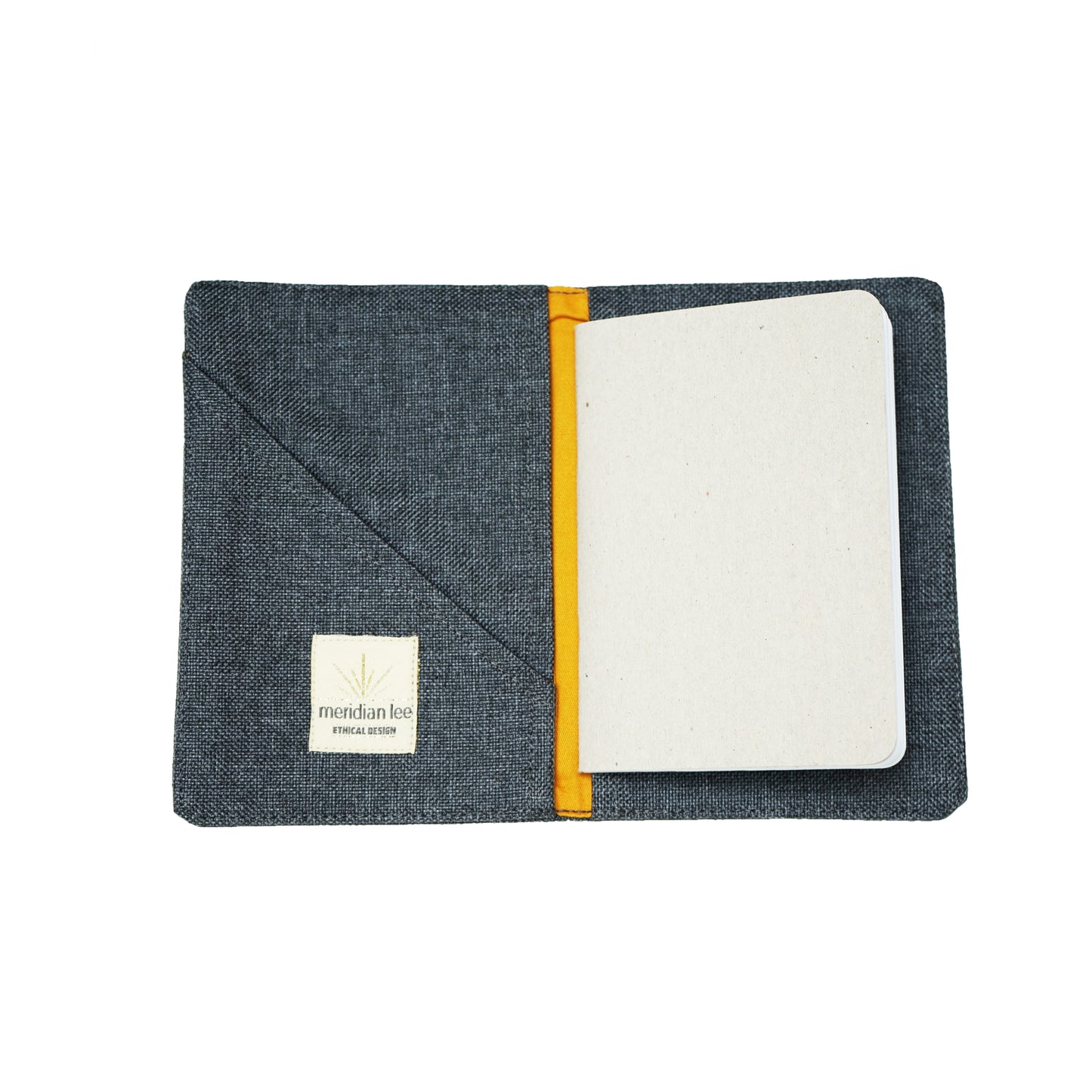 Mini Journal/ Passport Cover</br><i><small>(Charcoal)</i></small> - Meridian Lee