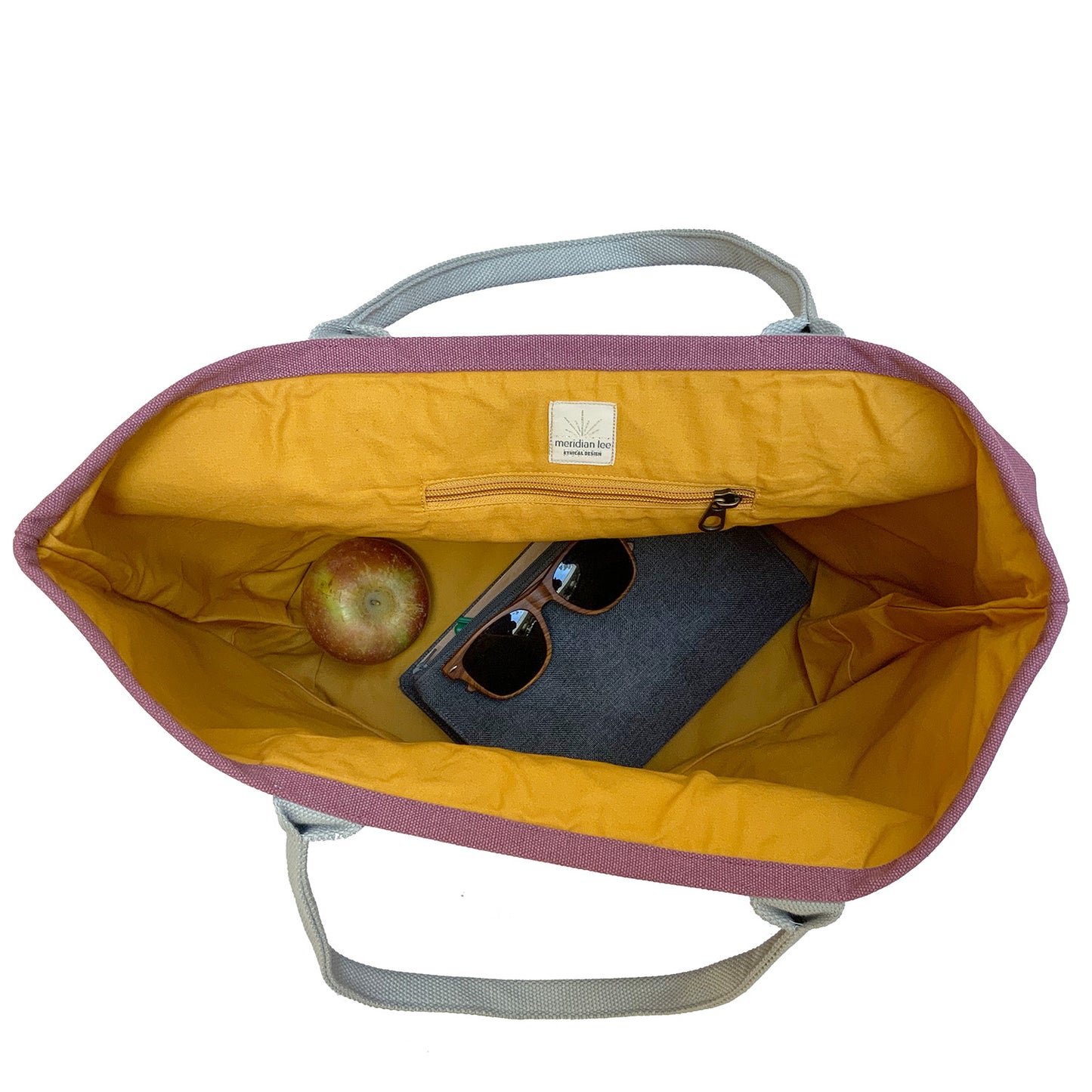 Market Tote</br><i><small>(Plum/ Stone)</i></small>