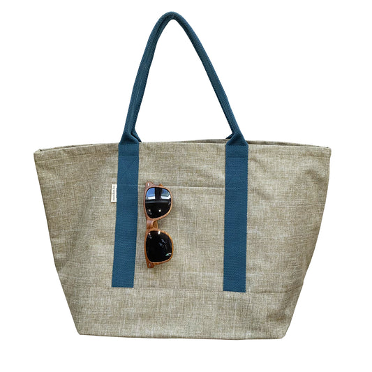Market Tote</br><i><small>(White Pine/ Ocean)</i></small>