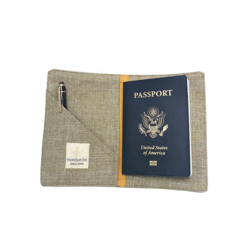 Mini Journal/ Passport Cover</br><i><small>(White Pine)</i></small> - Meridian Lee